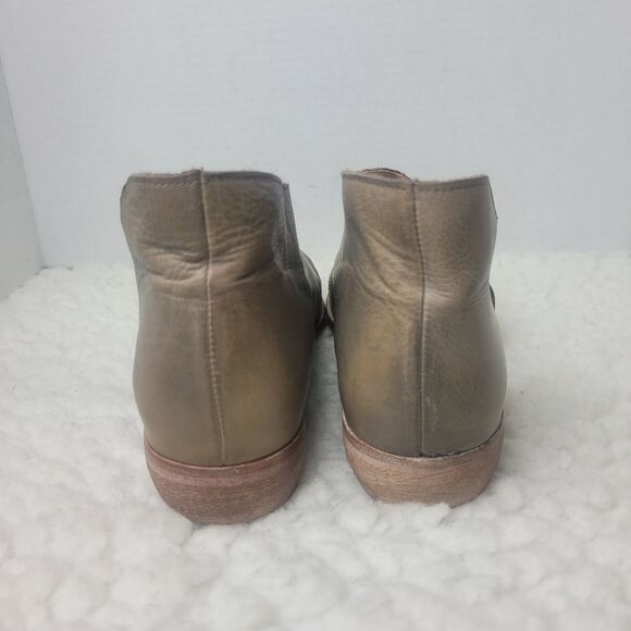 Free People Royale Pointed Toe D'Orsay Women's Size 9.5 Light Tan Leather Shoes - Picture 4 of 9